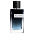 Yves Saint Laurent perfume bottle with gradient design on a white background